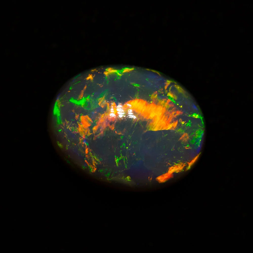 3.36 ct black opal 10.1x7.9x6.5mm - Image 2