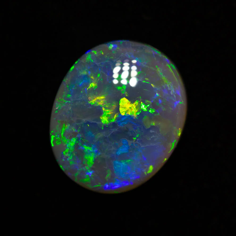 3.42 ct black opal 11.8x10x4.6mm - Image 2