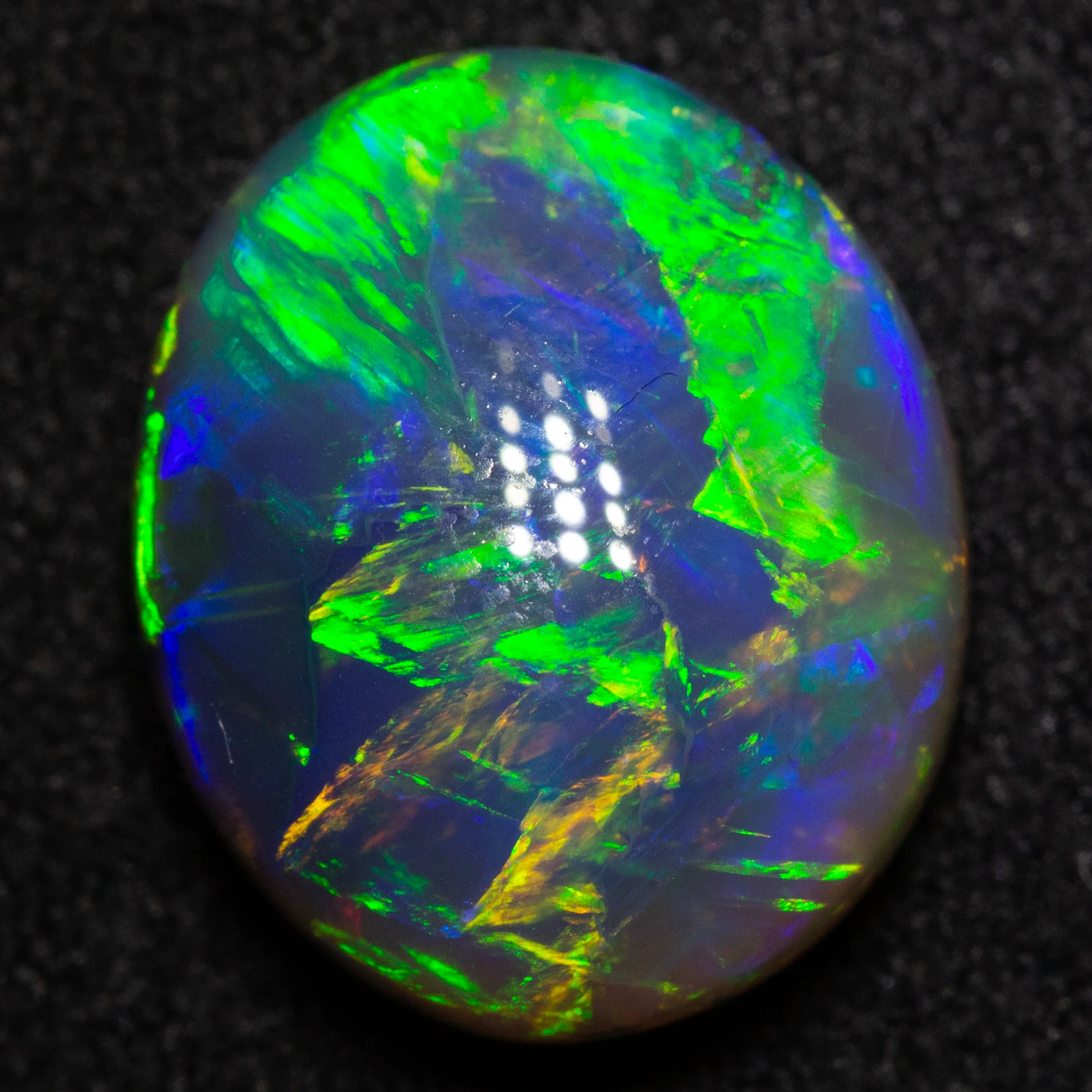 3.58 ct black opal 11.9x10x5mm
