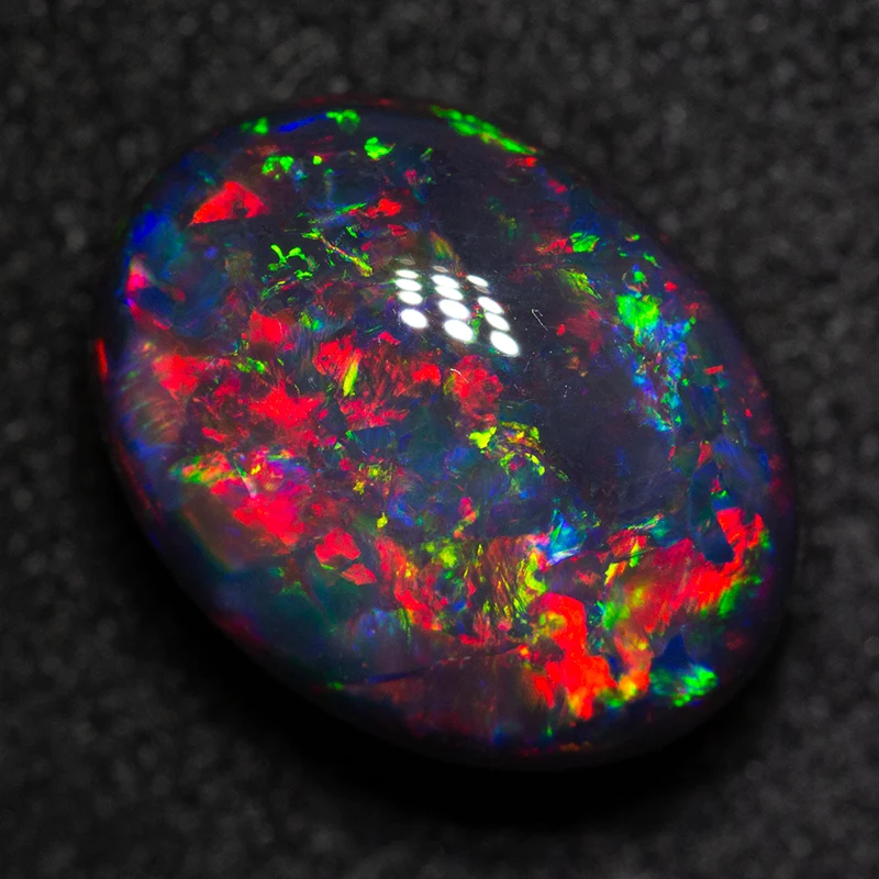 3.68 ct black opal 11.4x8.7x5.9mm