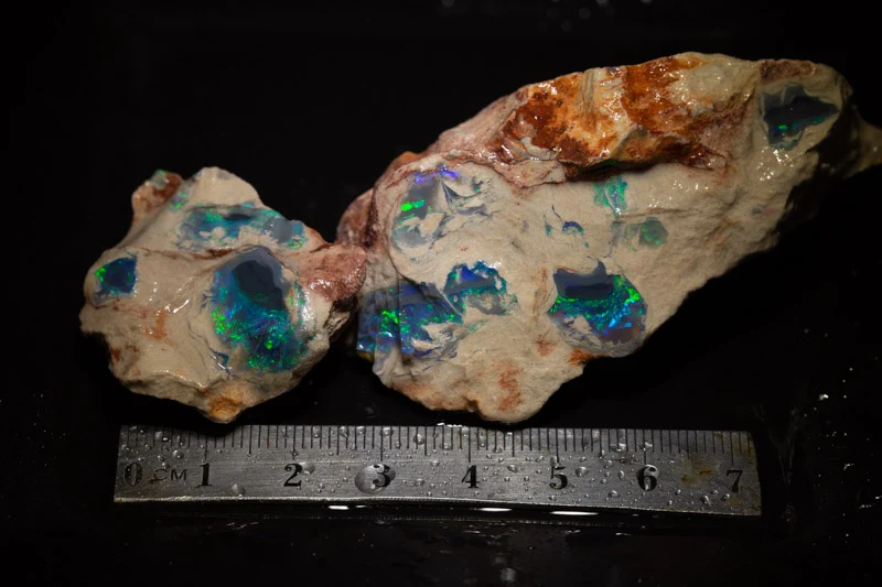 304 ct rough opal parcel 2pc