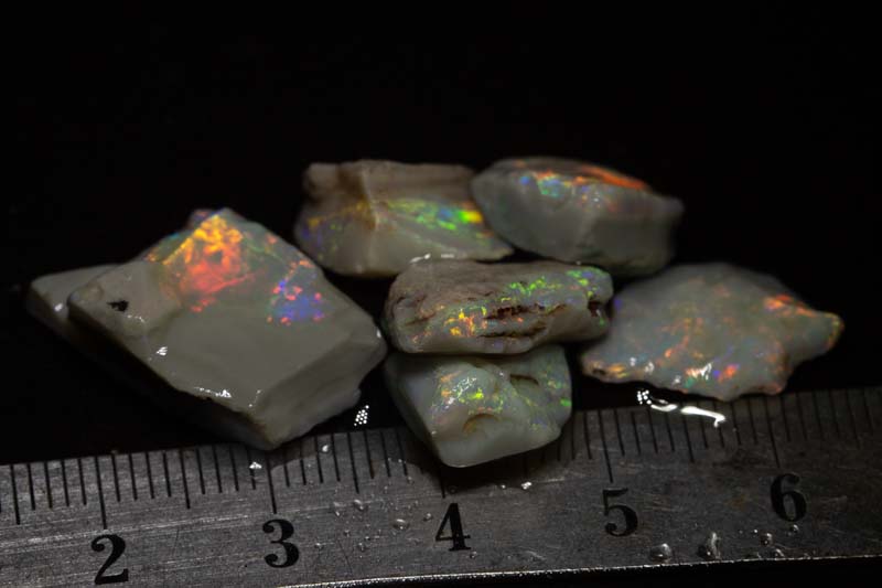 31.30 ct rough opal parcel 6pc