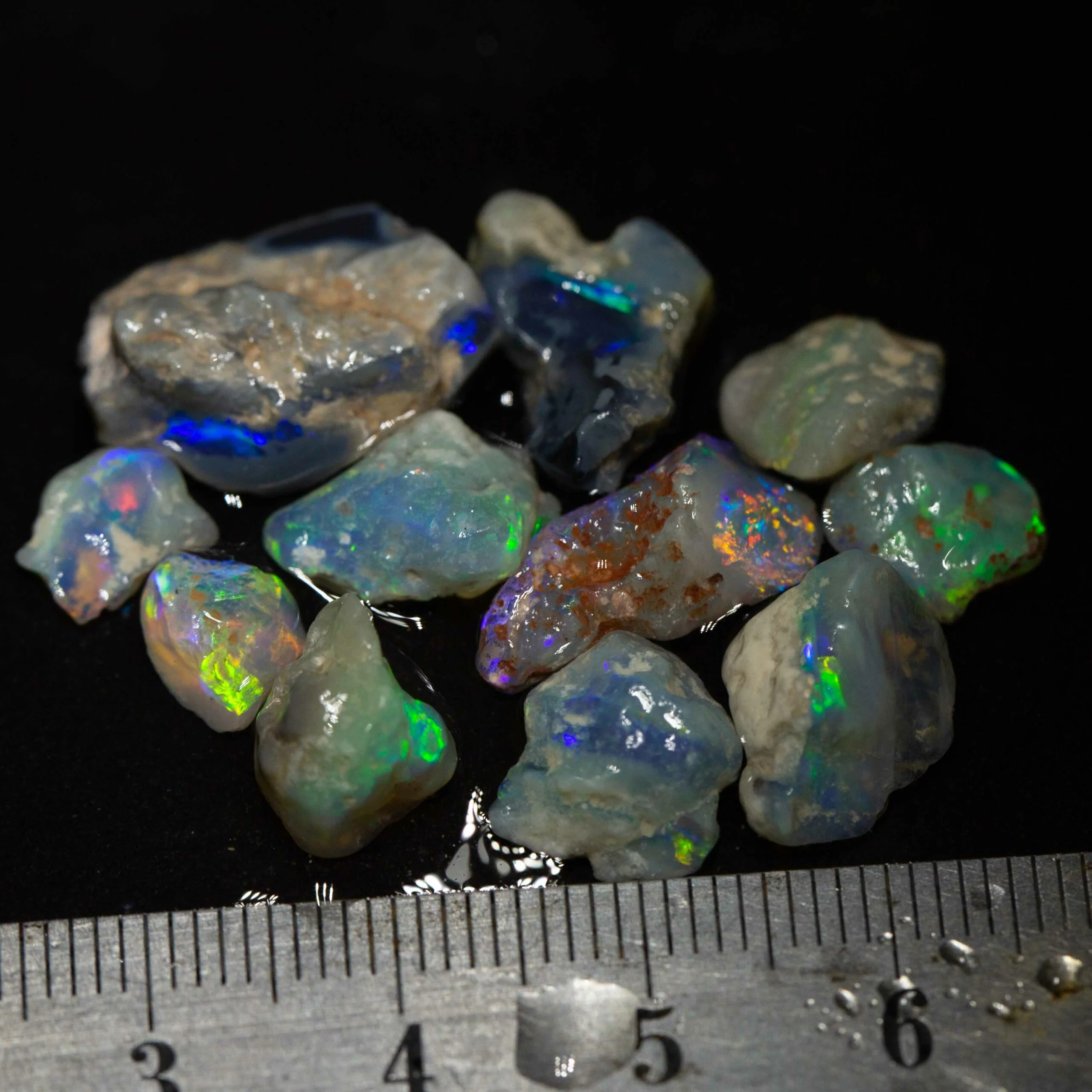 32 ct rough opal parcel 11pc