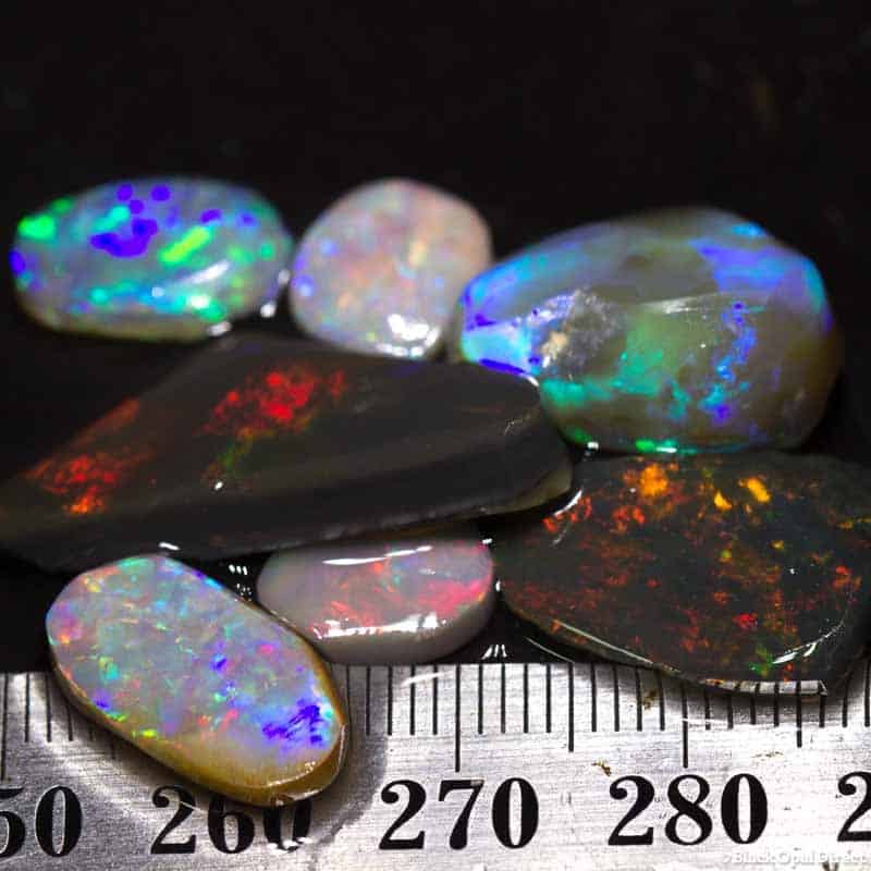 35 ct opal rubs 7 pieces