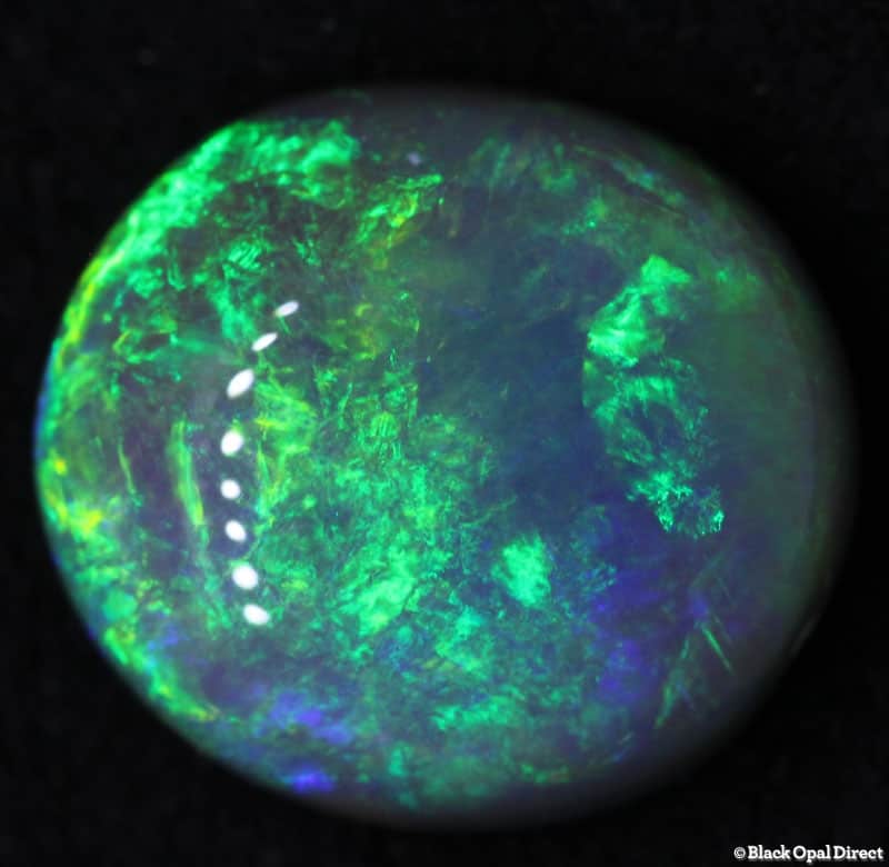 4.06 ct dark opal 12x11x5mm