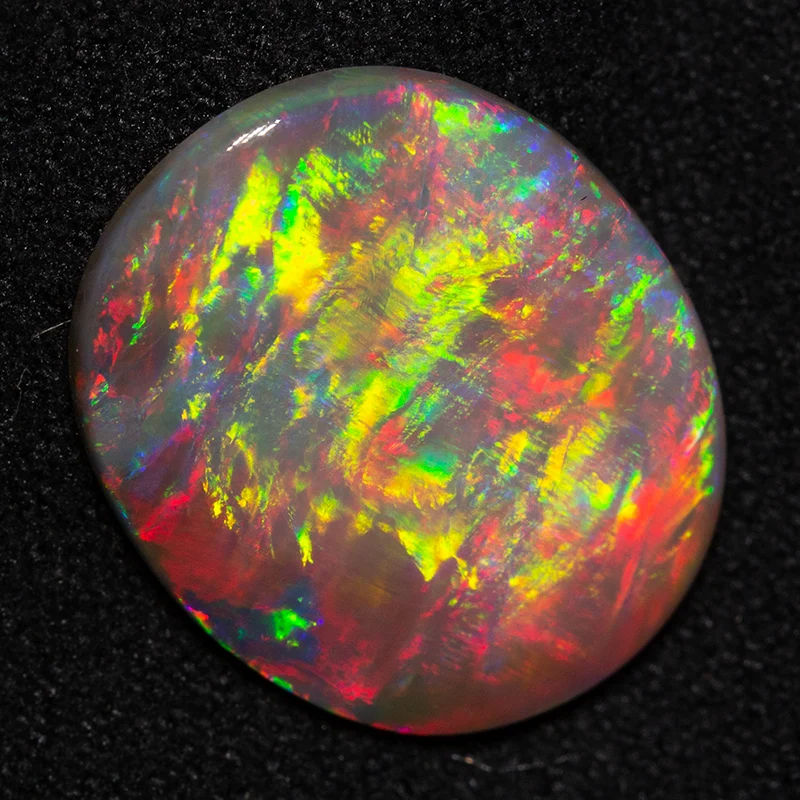 4.42 ct dark opal 16.7x13.6x2.9mm