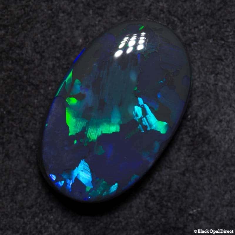 4.90 ct black opal 15x10x4mm