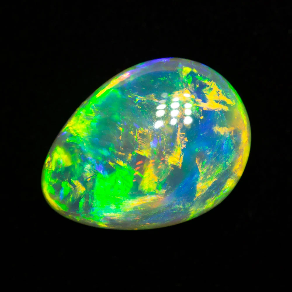 4.91 ct gem double-sided crystal opal 14x10.4x5.8mm - Image 2
