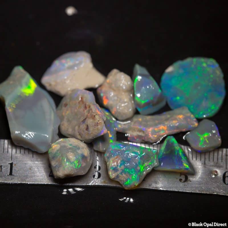 45 ct rough opal parcel 12 pieces