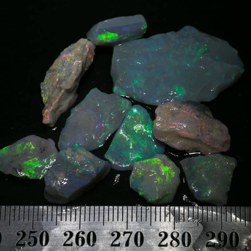 47 ct rough opal parcel for intermediate 10pc