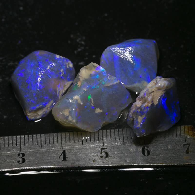 48 ct rough opal parcel 4 pieces