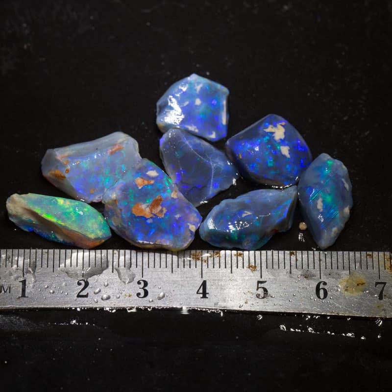 48 ct rough opal parcel 8 pieces