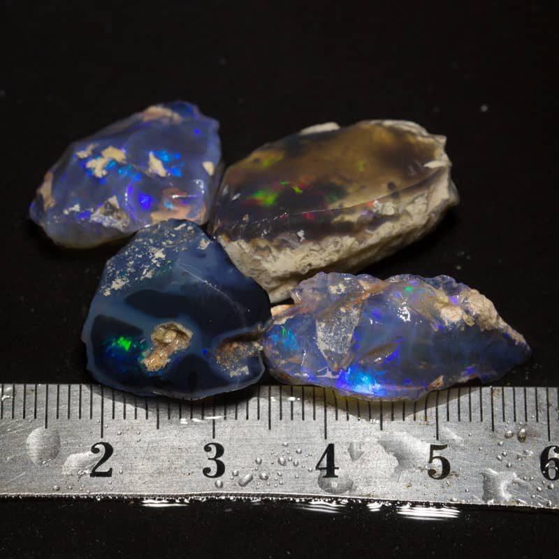 51 ct rough opal parcel 4pc