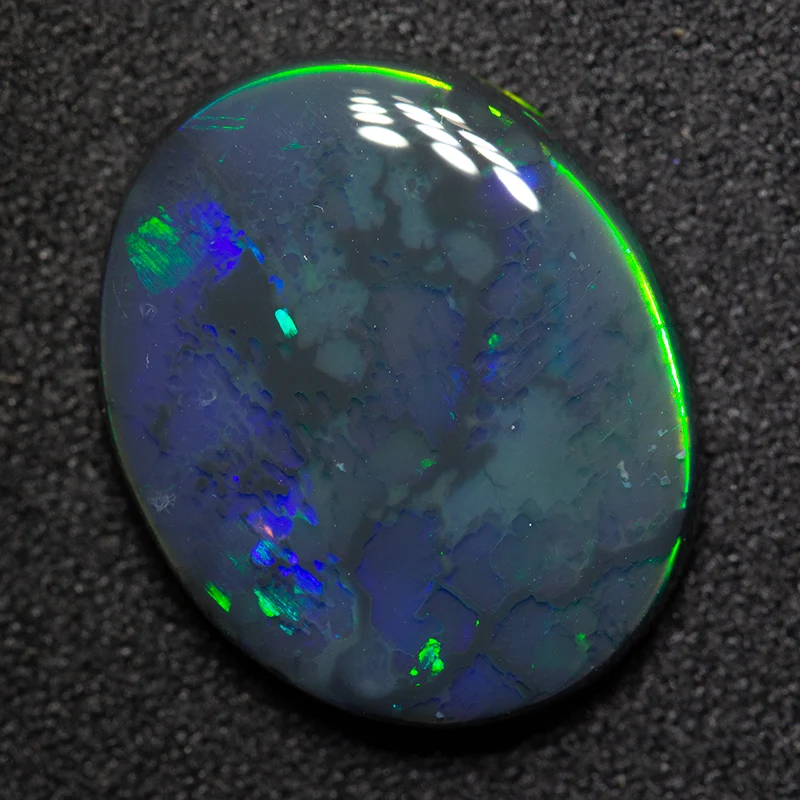 6.14 ct black opal 17.1x14x3.5mm - Image 3