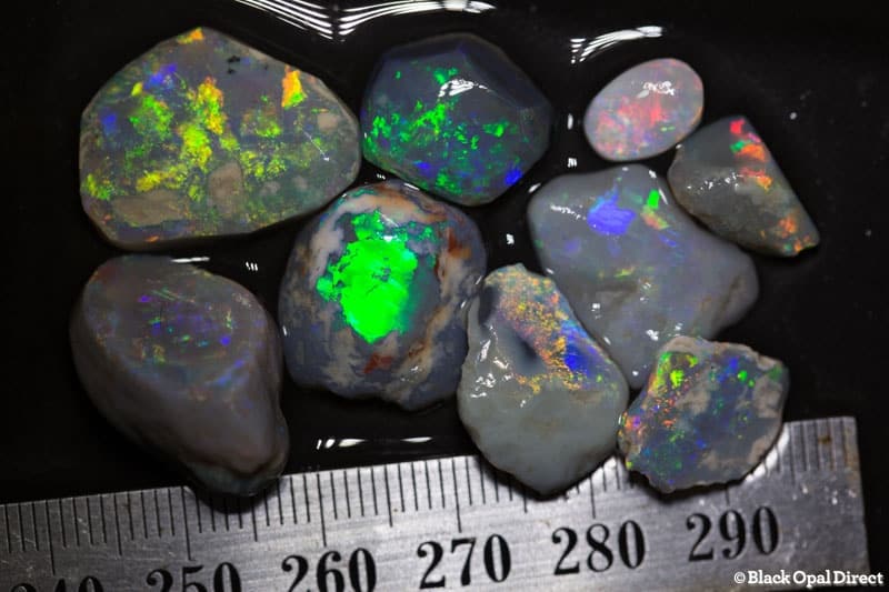 60 ct rough opal parcel 9 pieces