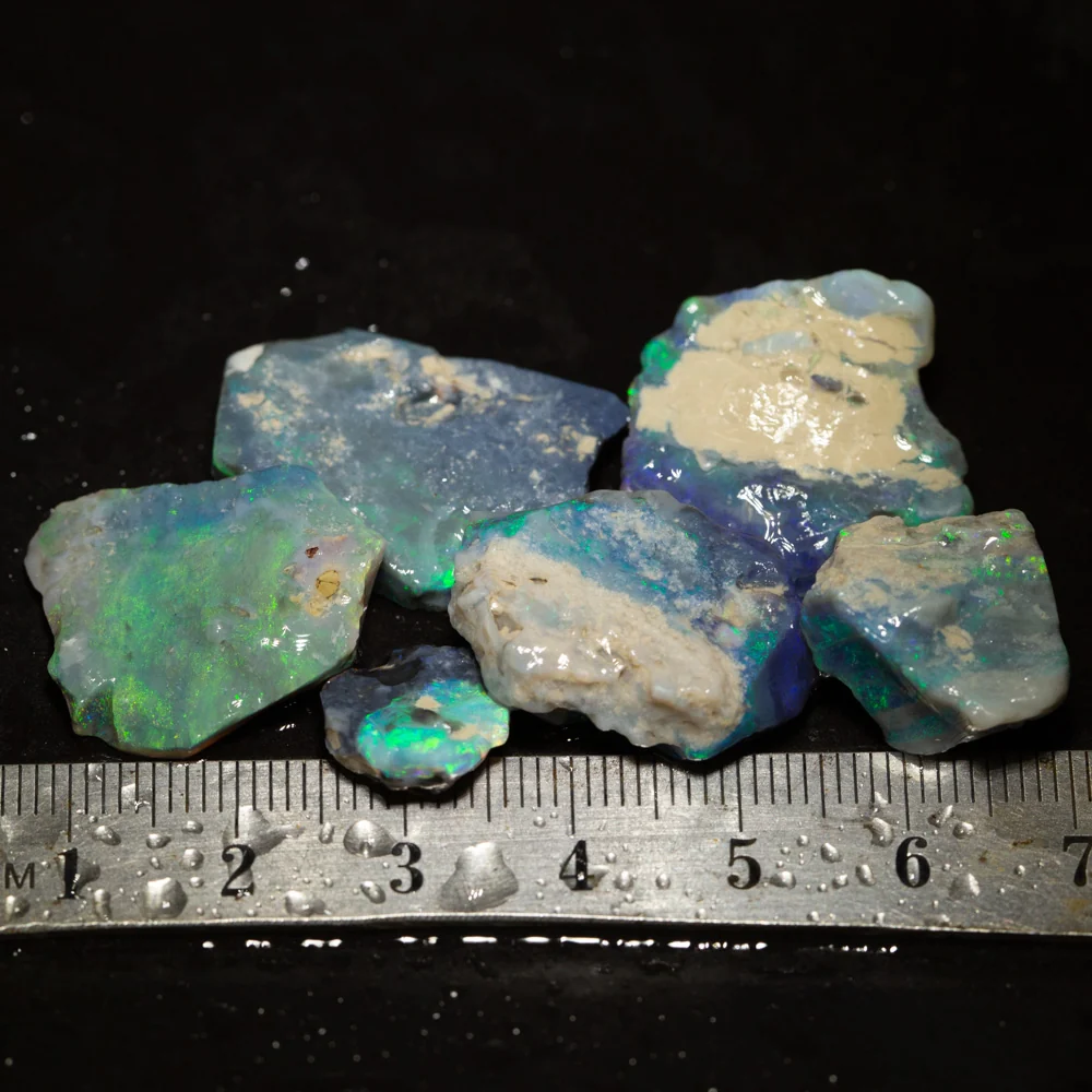 64 ct rough opal parcel 6pc