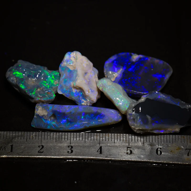 65 ct rough opal parcel 6pc