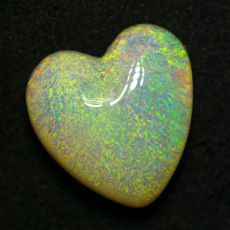 7.20 ct crystal opal heart 14.5x14x5mm
