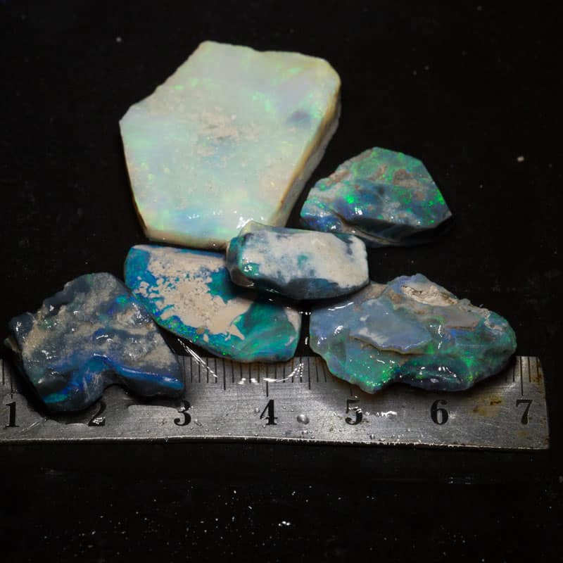 70 ct rough opal parcel 6pc