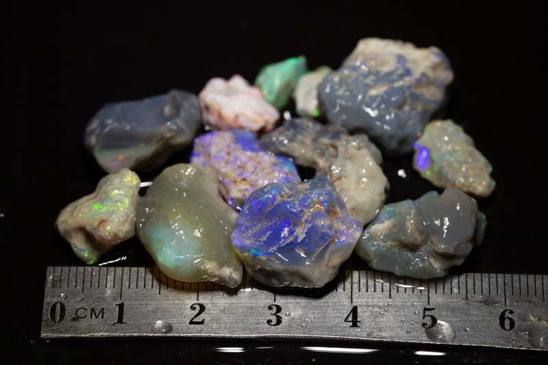 77 ct rough opal parcel 12pc