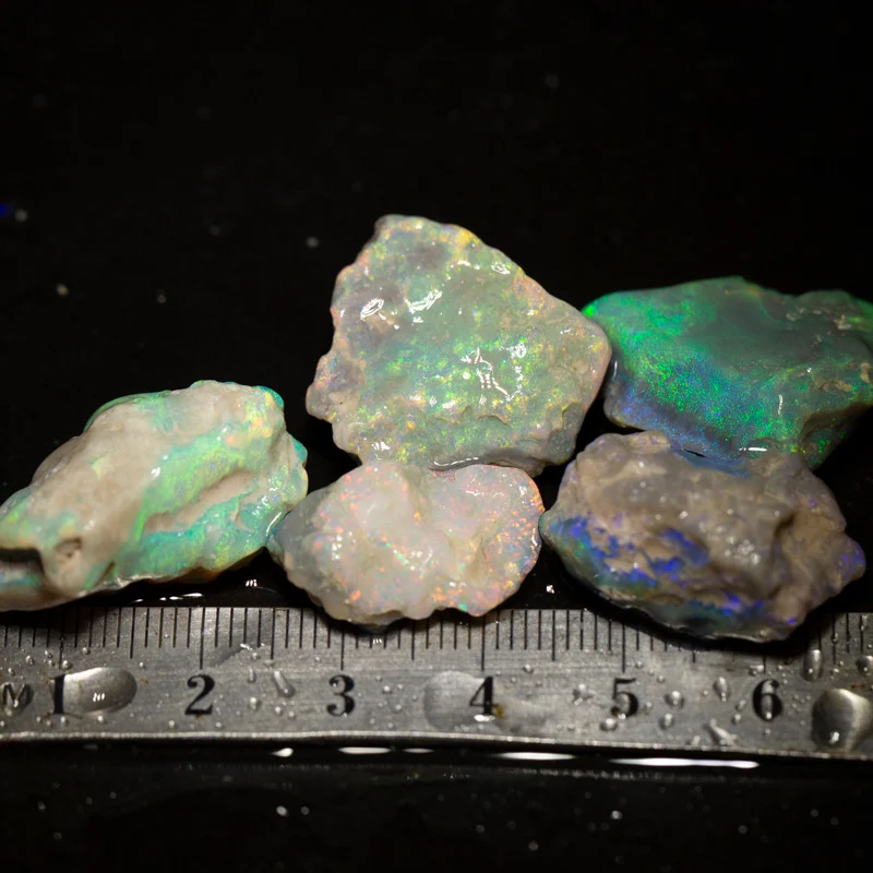 81 ct rough opal parcel 5pc