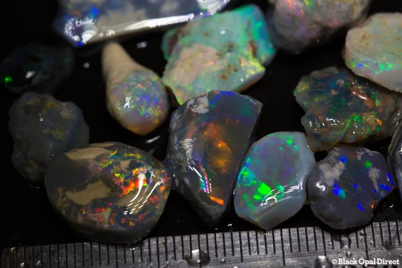 83 ct rough and rubbed opal parcel 17 pieces