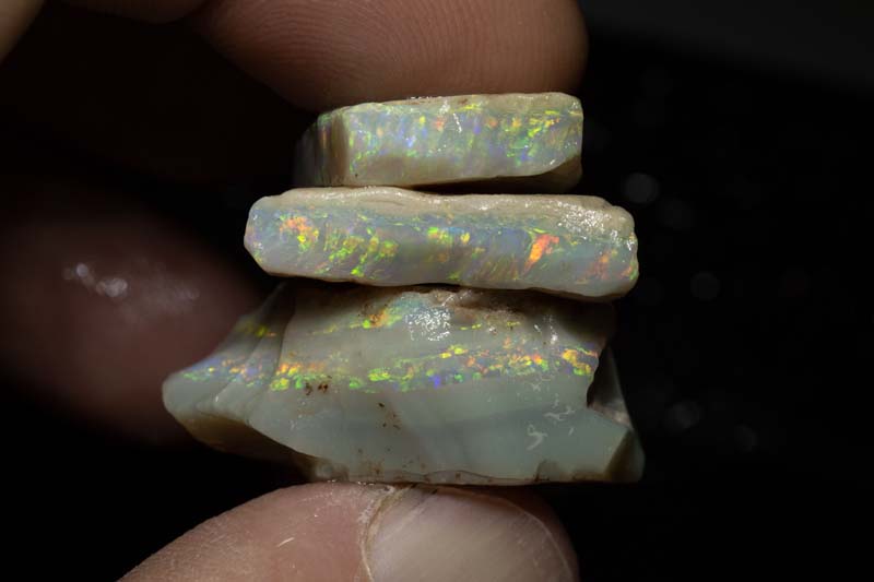 88 ct rough opal parcel 3 pc