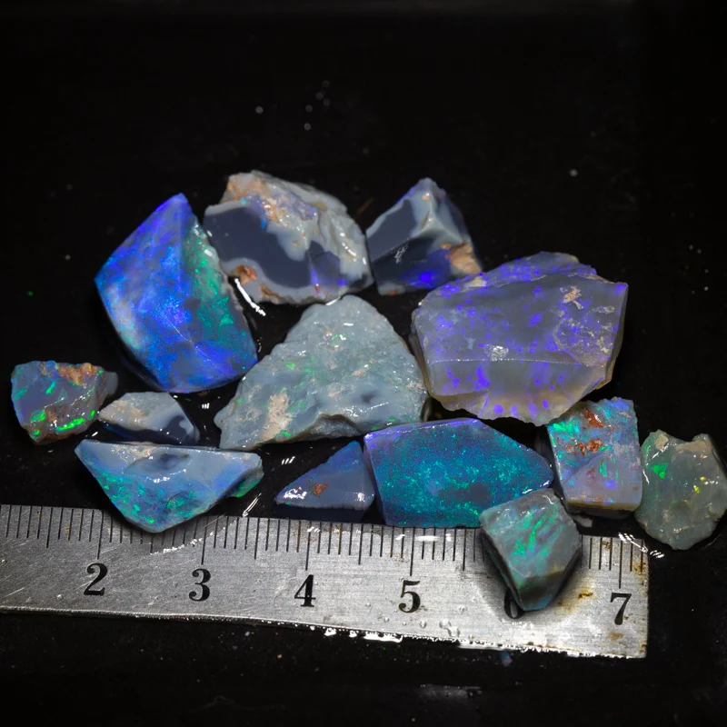 92 ct rough opal parcel 13pc