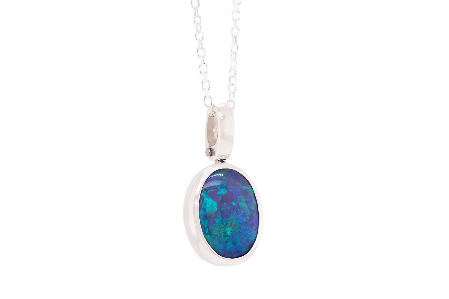 Tatiana Pendant Sterling Silver with 2.54ct Black Opal - Image 3