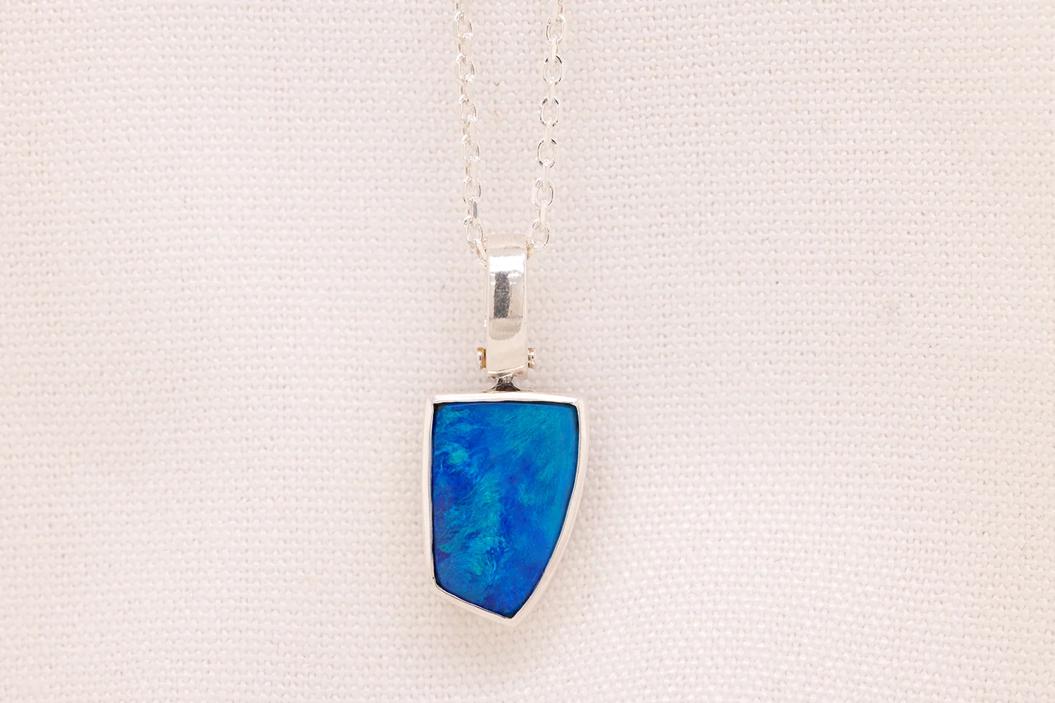 Tatiana Pendant Sterling Silver with 3.10 ct Boulder Opal
