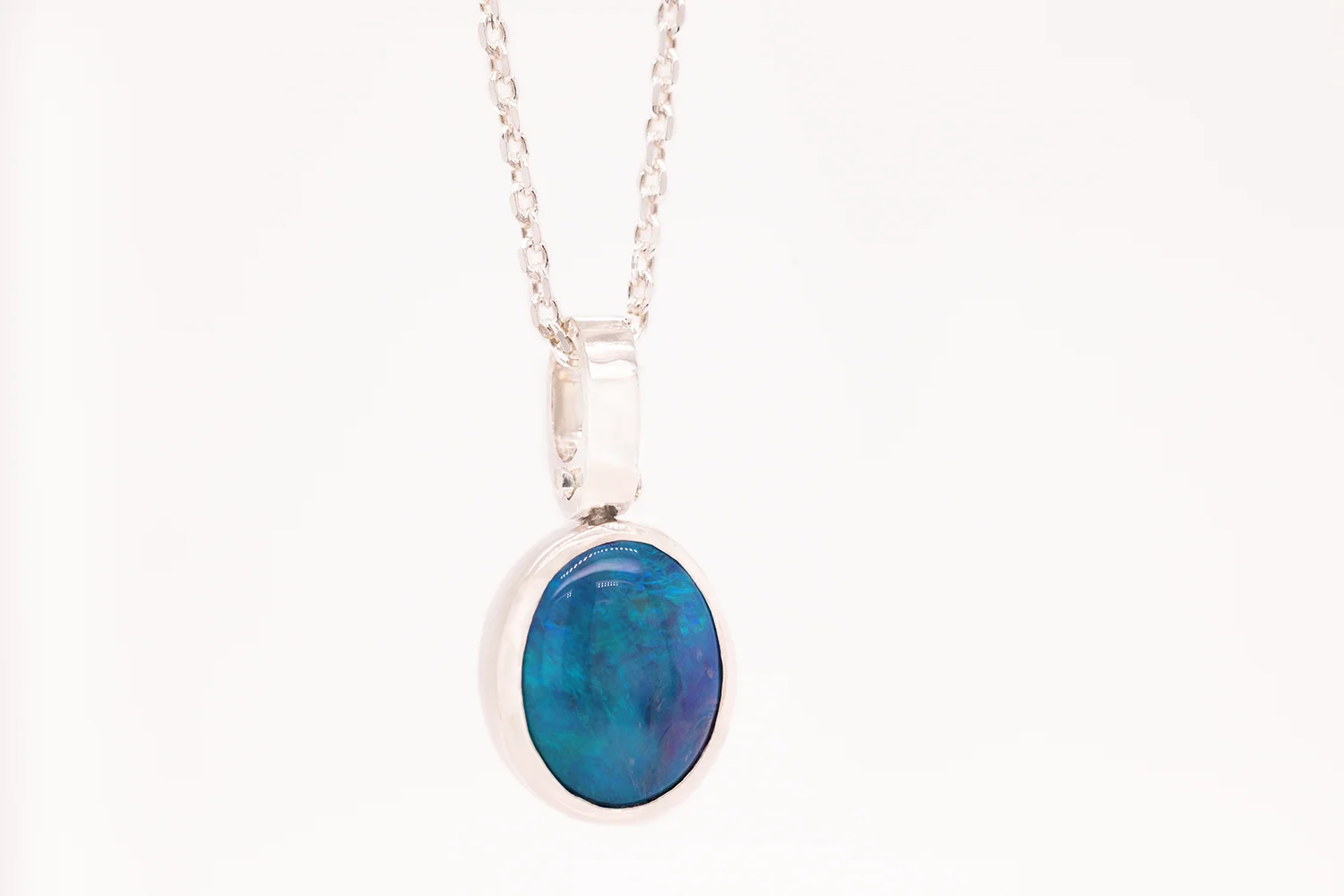Tatiana Pendant Sterling Silver with 3.43ct Black Opal - Image 3