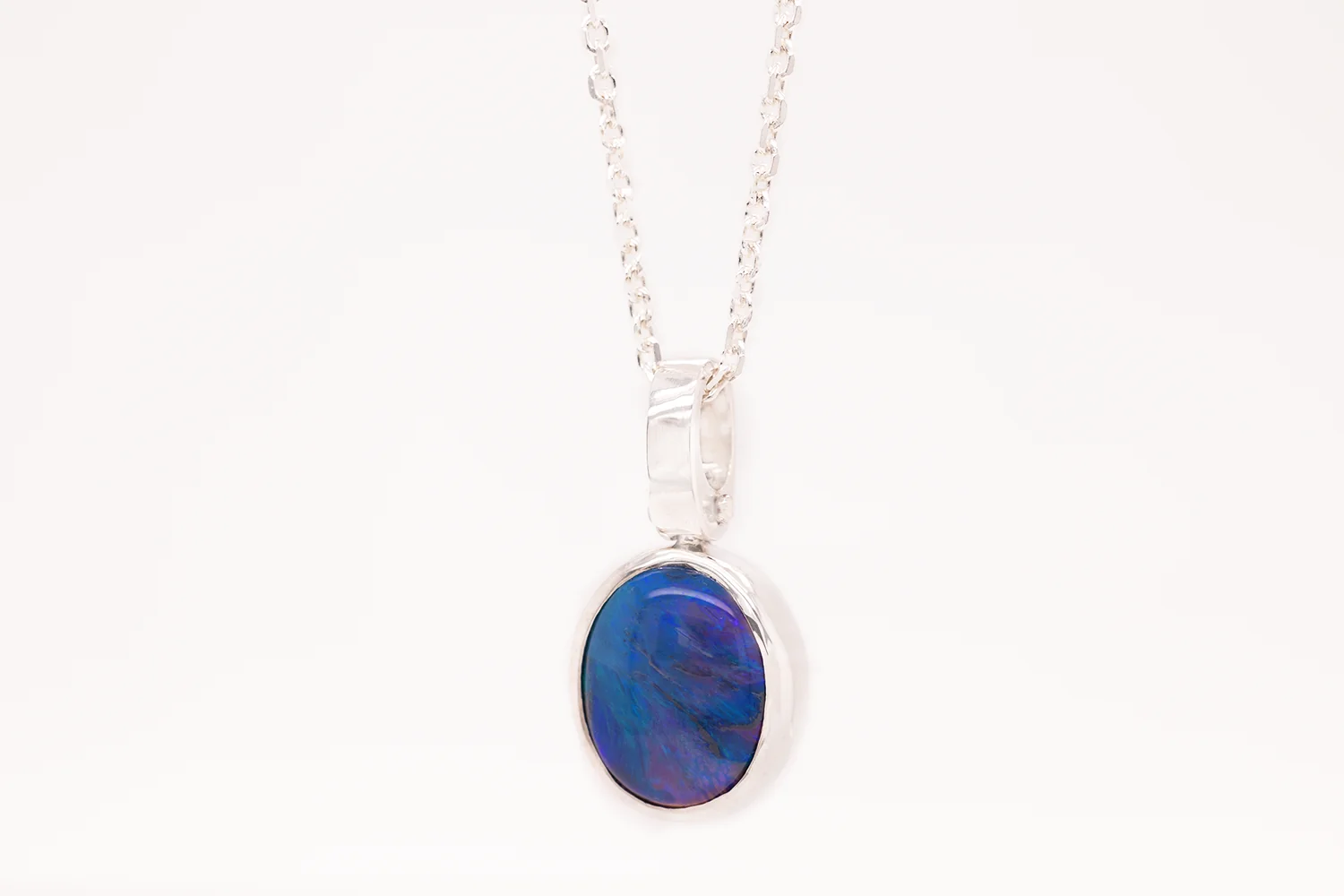 Tatiana Pendant Sterling Silver with 3.52ct Black Opal - Image 2